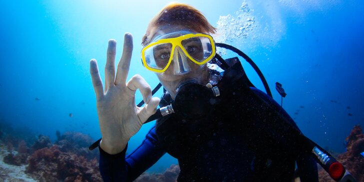 Mezinárodně platný potápěčský kurz pro začátečníky se školou Enjoy diving
