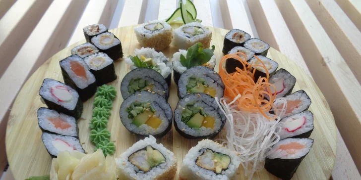 Asijské hody v centru Brna: Exkluzivní sushi menu s 26 až 75 kousky