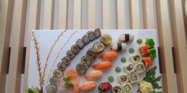 Asijské hody v centru Brna: Exkluzivní sushi menu s 26 až 75 kousky
