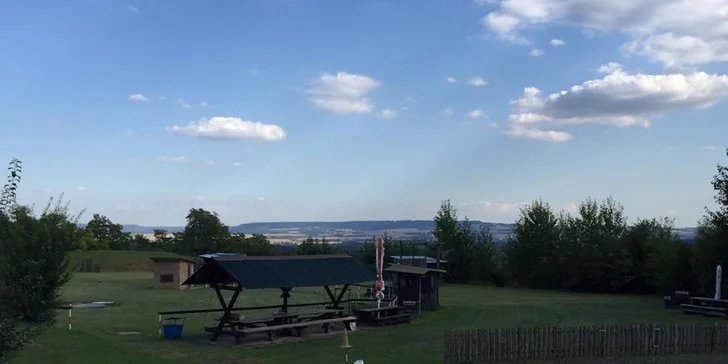 Sportovní střelba z brokové kozlice na asfaltové terče až pro 2 osoby