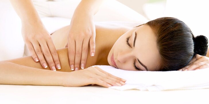 Hodinová relaxační masáž – na výběr z 8 druhů