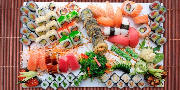 Asijské hody v centru Brna: Exkluzivní sushi menu s 26 až 75 kousky