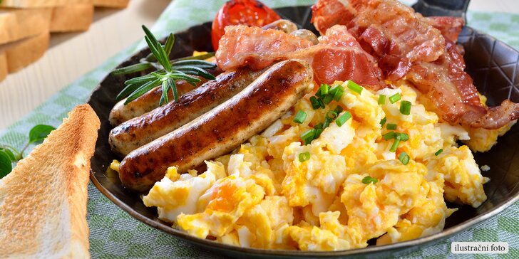 Začněte den vydatnou americkou snídaní – vaječné speciality pro 1 či 2