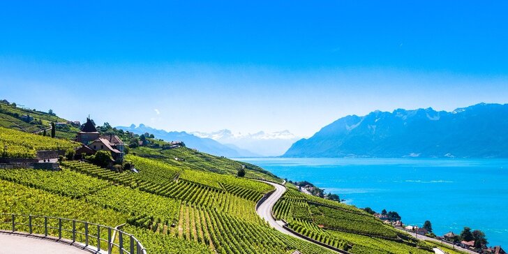 Švýcarsko: Ženeva, slavné vinice v Lavaux zapsané na seznamu UNESCO
