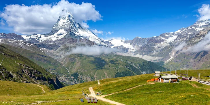Švýcarsko: Zážitek na úpatí jedné z nejslavnějších světových hor Matterhorn 4447m