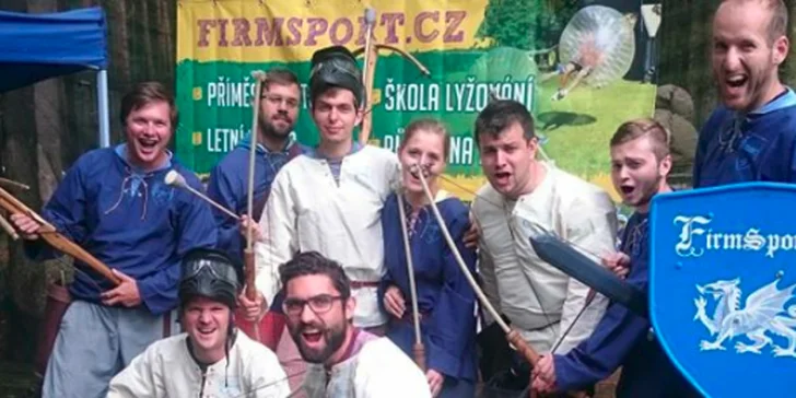 Středověká outdoorová bitva na motivy Hunger Games až pro 12 hráčů