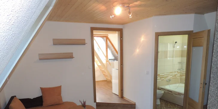 Zimní rodinná dovolená na Lipně ve vybavených apartmánech na 4 či 6 dnů