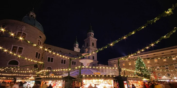 Adventní den v Salzburgu: doprava busem, vánoční trhy a UNESCO památky