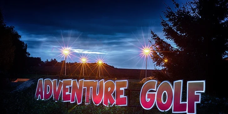 Adventure golf u Milína: 90 minut oddechové zábavy na profesionálním hřišti