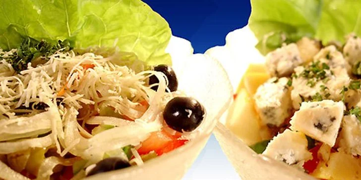 109 Kč za DVA velké obědové saláty v restauraci Evergreen Nové Adalbertinum. Vynikající letní jídlo s 50% slevou.