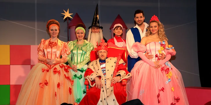Vstupenka na pohádkový muzikál Princové jsou na draka