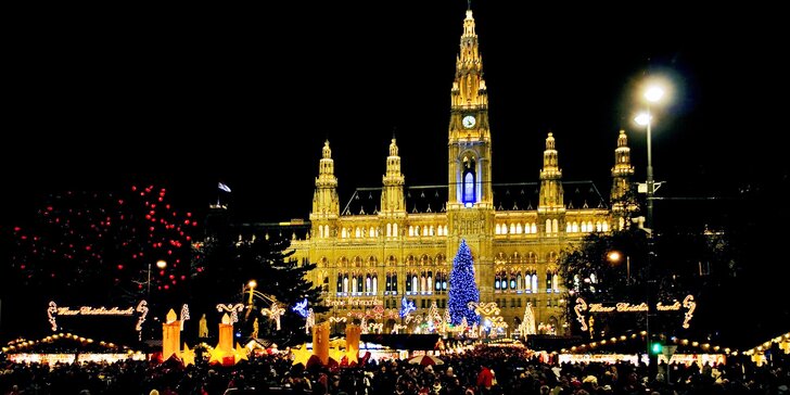 Výlet autobusem do vánoční Vídně: adventní trhy a nákupy v Primarku