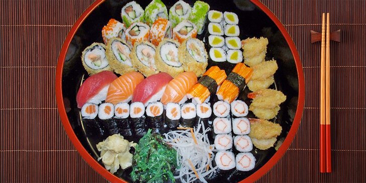 Pravé japonské sushi v Sushi Miomi - malá nebo velká porce