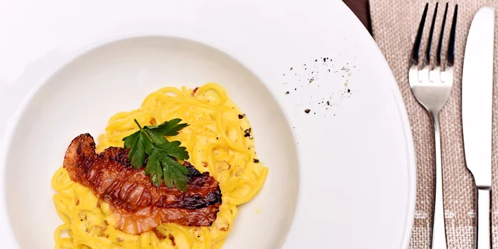 Itálie na talíři - 5chodové degustační menu pro dva vč. sklenky vína