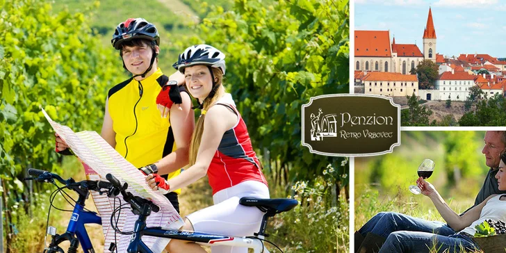 3denní pobyt pro 2 uprostřed krás jižní Moravy včetně snídaně a degustace vína