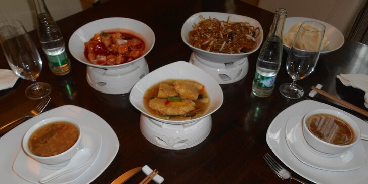 Pravá šanghajská hostina pro 2 - menu s vůní dálek v Lotos restaurantu