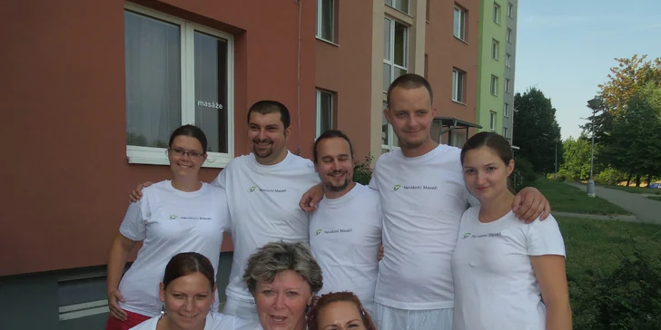 60minutová masáž dle výběru od Nevidomých masérů