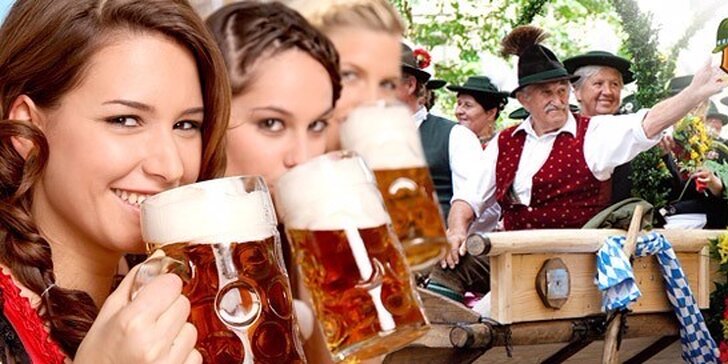 Celodenní výlet na oblíbené bavorské slavnosti: Oktoberfest 2016 v Mnichově