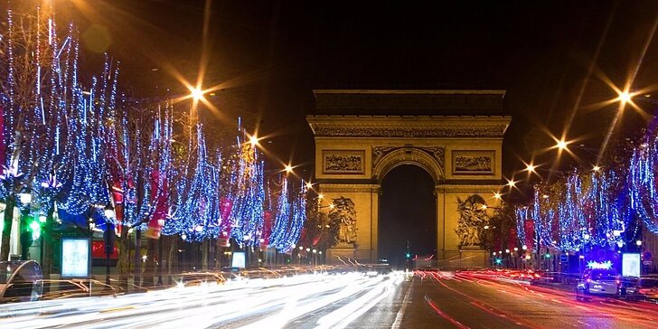Paříž s návštěvou adventních trhů na Champs Elyseés a Versailles + ubytování