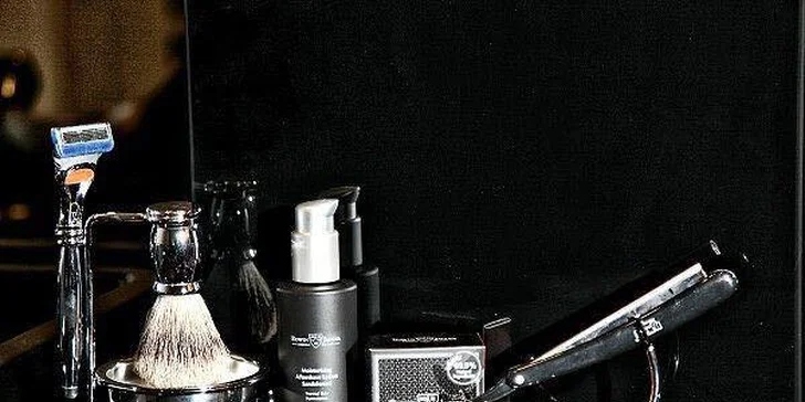 Gentlemanská péče v Mido Barbershopu - holení, střih, kosmetika i masáž