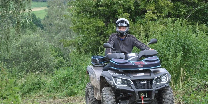 Zapůjčení extrémně výkonné čtyřkolky na hodinu nebo dvě