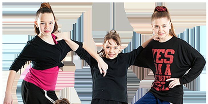 4 lekce na aerobik a současný tanec pro děti 8–11 let