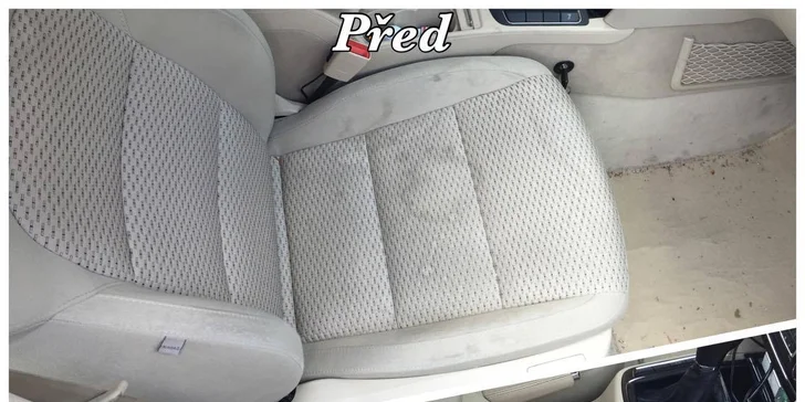Kompletní čištění interiéru automobilu vč. tepování