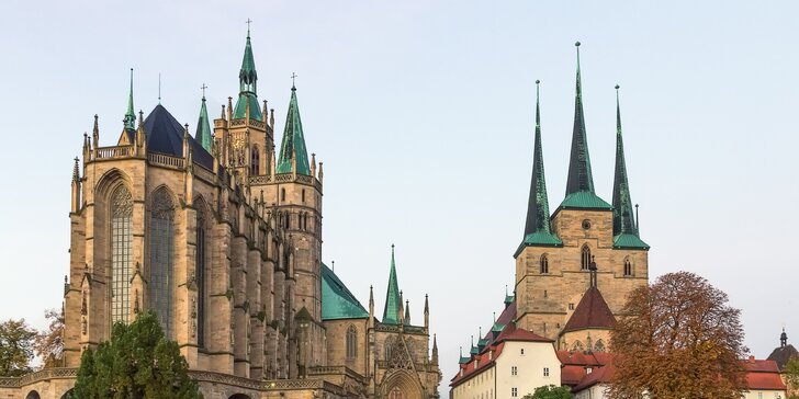 Adventní perly Durynska: malebný Výmar a Erfurt s jedinečnými trhy u Dómu