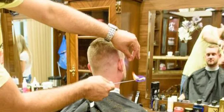 Gentlemanská péče v Mido Barbershopu - holení, střih, kosmetika i masáž