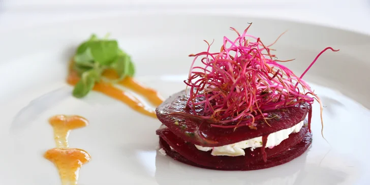 5chodové degustační menu: Servírují se dobroty a úchvatný výhled na Brno