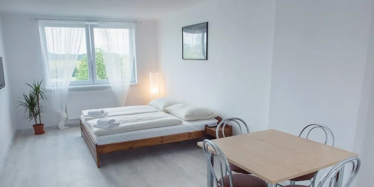 Podzim na Lipně: Zbrusu nový apartmán pro 4 osoby, wellness a výlety do okolí