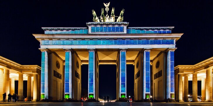 Festival světel v Berlíně se vstupem do muzea veteránů a prohlídkou města