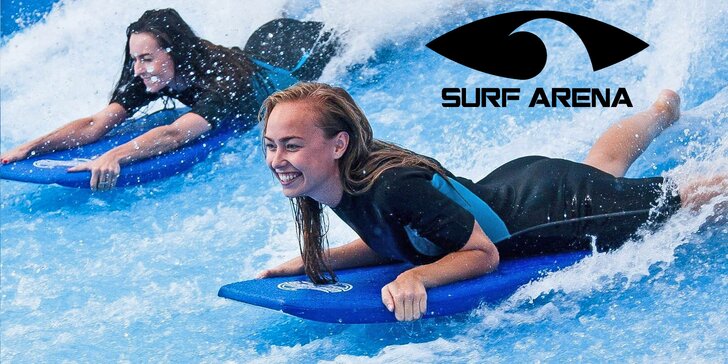 Hodinová jízda na surf trenažéru pod dohledem instruktorů vč. videozáznamu