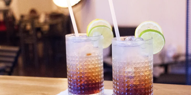 Párty drinky pro partu přátel: 2x Moscow Mule a 2x Tom Collins