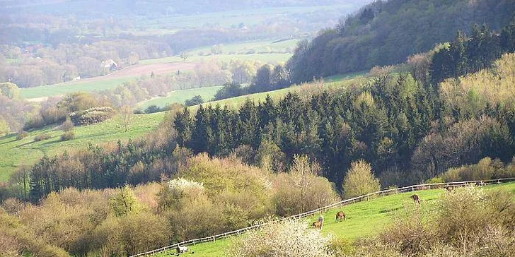 Víkend na koňské farmě s plnou penzí a 1 - 3 hodinami jízdy pro oba