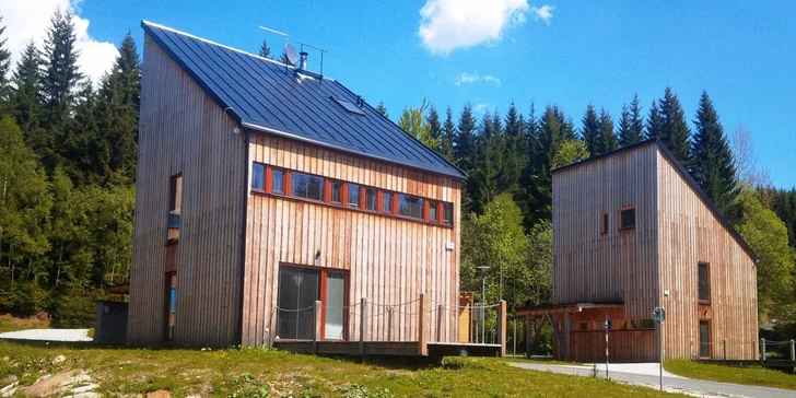 Luxusní chalupa až pro 5 osob s privátním vstupem do wellness v Harrachově