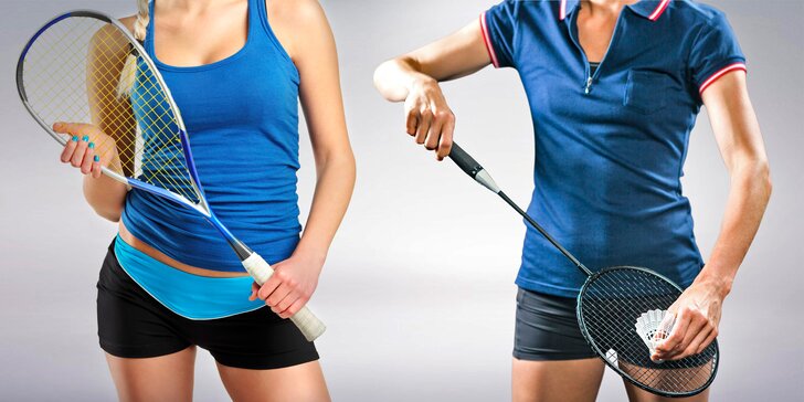 Vyběhejte zimní kila: permanentka na squash nebo S-Badminton