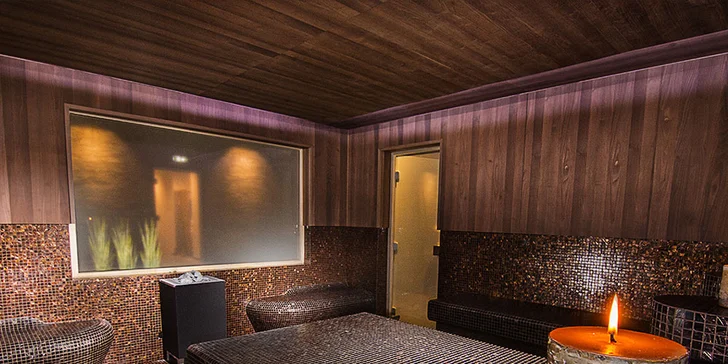 Celodenní vstup do wellness na Harfě s luxusními saunami pro 1 nebo 2 osoby