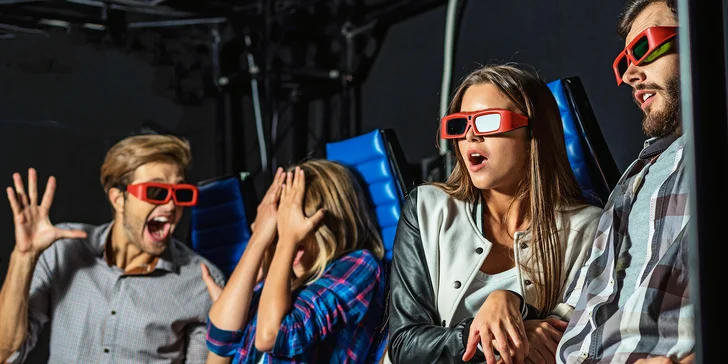 Zažijte pátou dimenzi: až 4 vstupenky na libovolný film v 5D Cinema Maxim v Praze i Ostravě