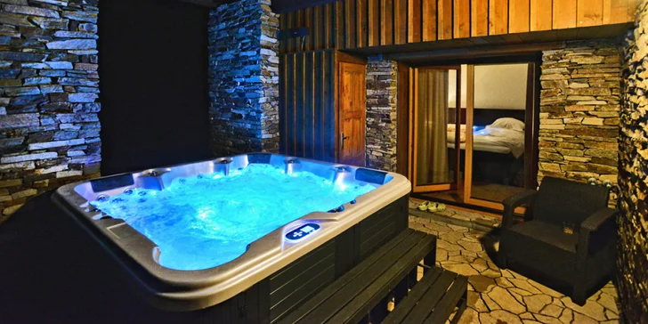 Luxusní pobyt v soukromém 5* apartmánu s vlastní saunou a vířivkou