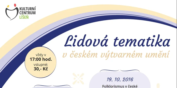 Cyklus přednášek Lidová tematika v českém výtvarném umění