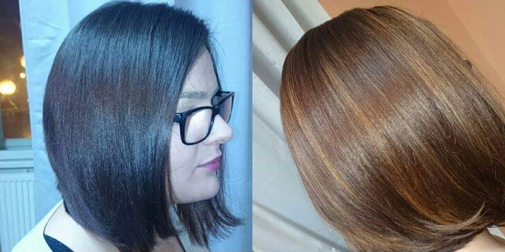 Kombinované barvení s kreativním střihem pro všechny délky vlasů