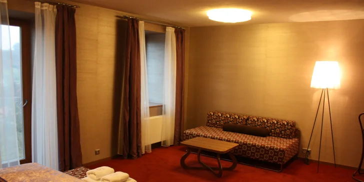 3 špičkové dny na Náchodsku s neomezeným wellness a romantickou večeří
