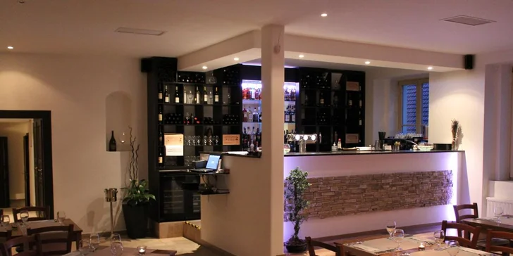 Ve dvou do restaurace Mezi Domky: Vytříbené 4chodové menu a sklenka vína