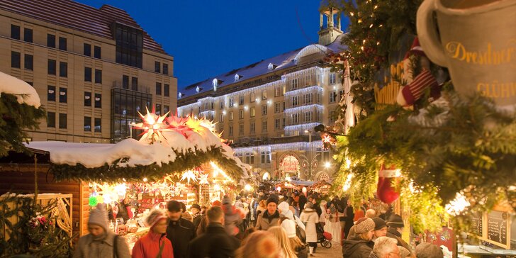 Adventní plavby za vánočními trhy do Drážďan vč. oběda a výkladu průvodce