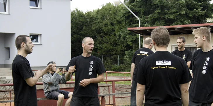 Lekce čínského bojového umění Wing Chun kung fu