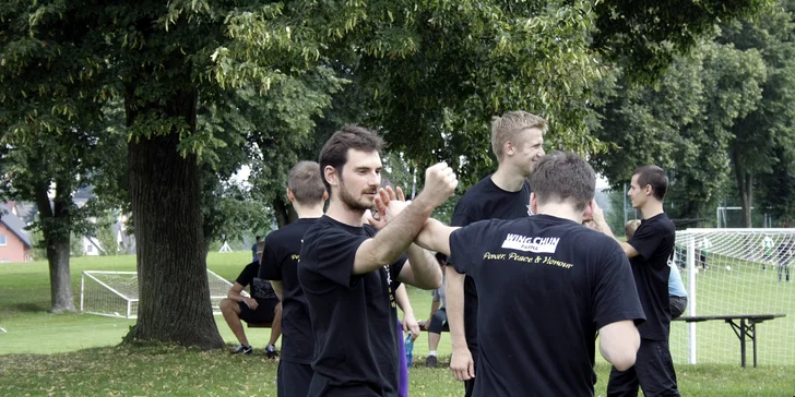 Lekce čínského bojového umění Wing Chun kung fu