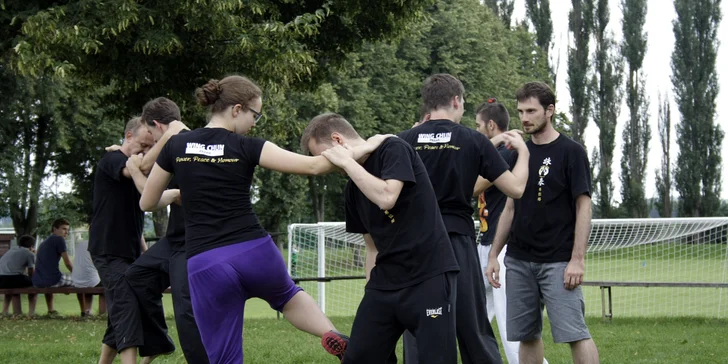 Lekce čínského bojového umění Wing Chun kung fu