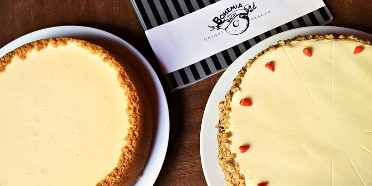 Pravá chuť Ameriky z Bohemia Bagel - cheesecake nebo mrkvový dort