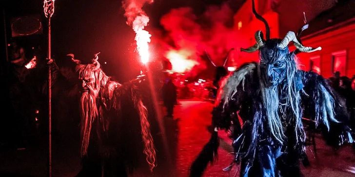 Koupání s čerty v Badenu včetně dopravy a průvodce